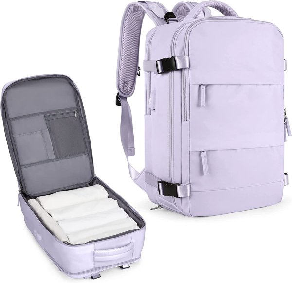 Large Travel Backpack Women, Laptop with USB Charging Port Backpack