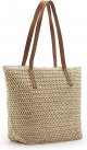 Lightweight Straw Bag, Straw Beach Bag for Women